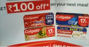 colgate total paytm cashback