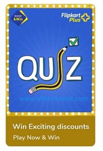 Flipkart Gamezone Quiz 14th October : Answer & Win Coupon For The Big